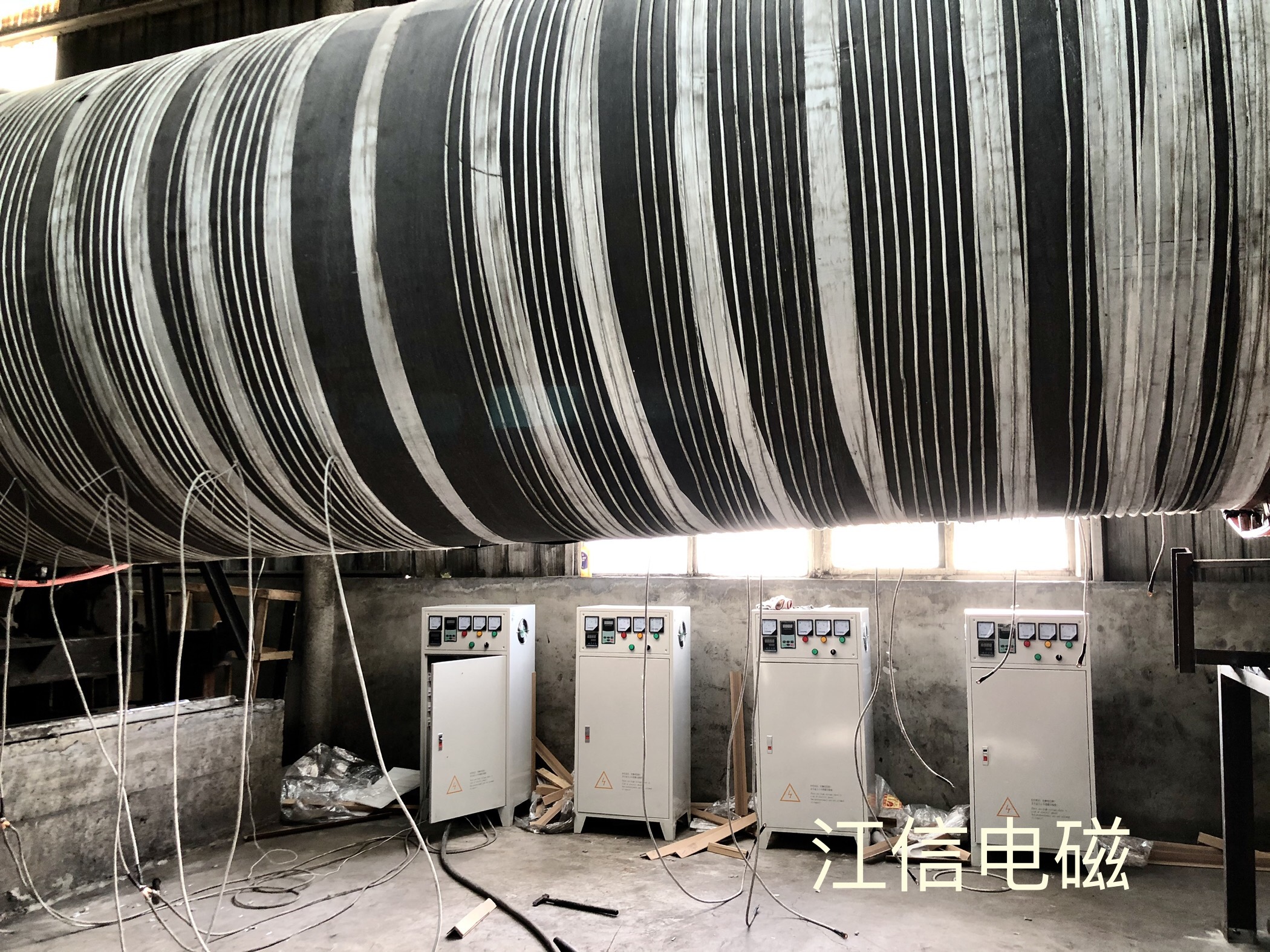 大型滾筒電磁感應加熱節(jié)能改造